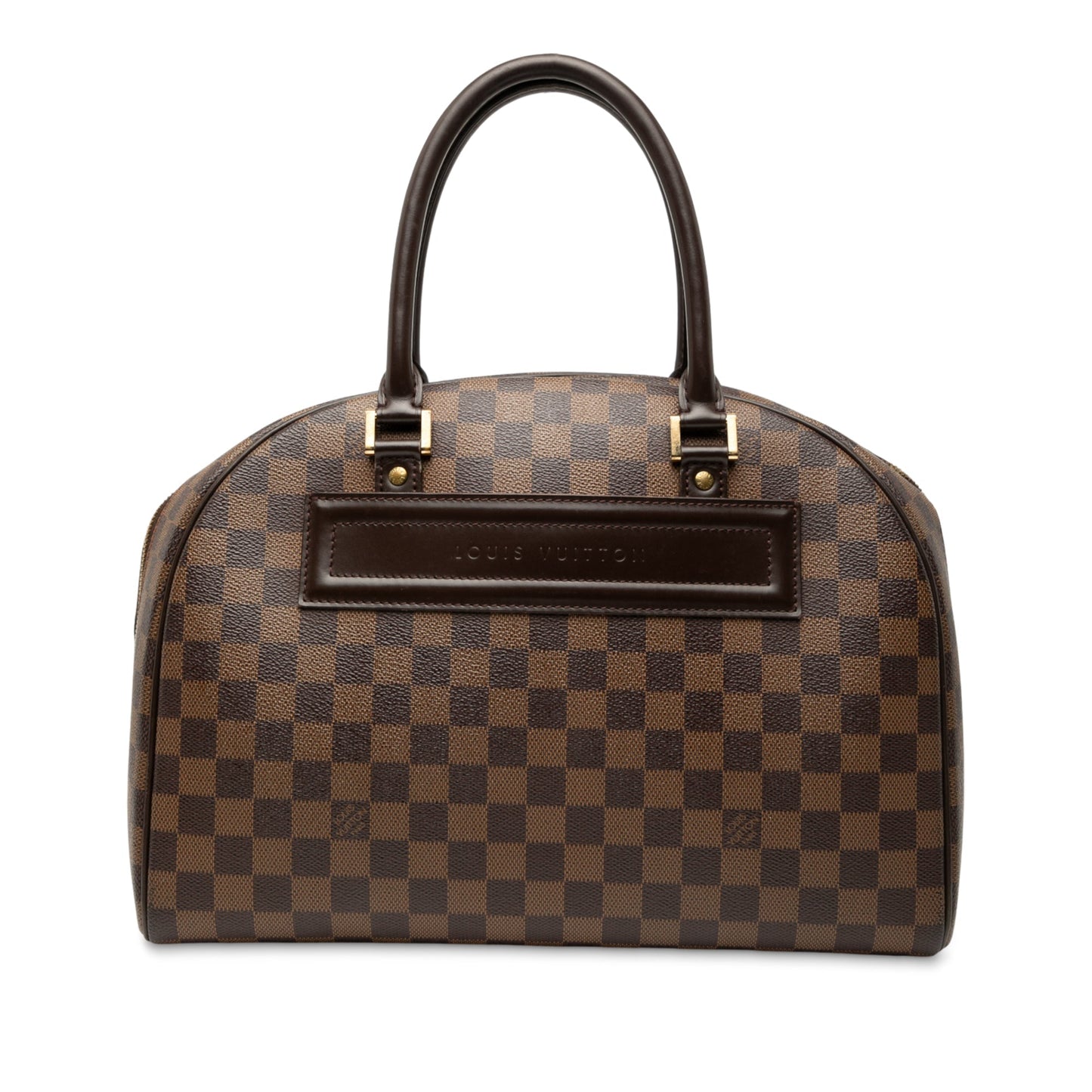 Brown Louis Vuitton Damier Ebene Nolita Handbag