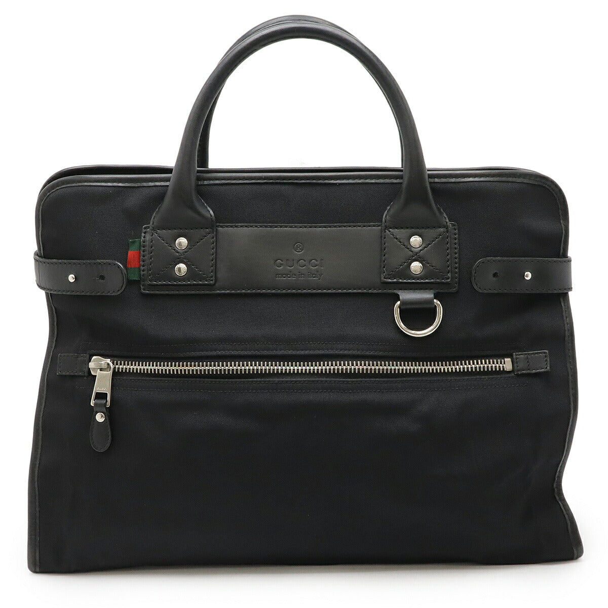 Gucci Web Loop Nylon Canvas Briefcase