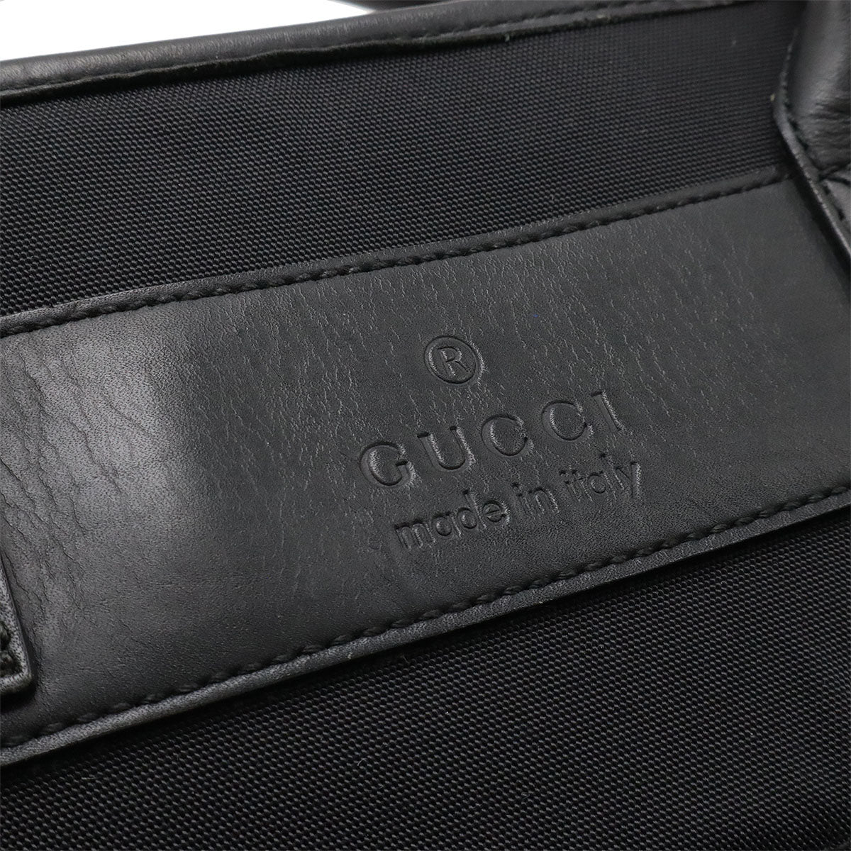 Gucci Web Loop Nylon Canvas Briefcase