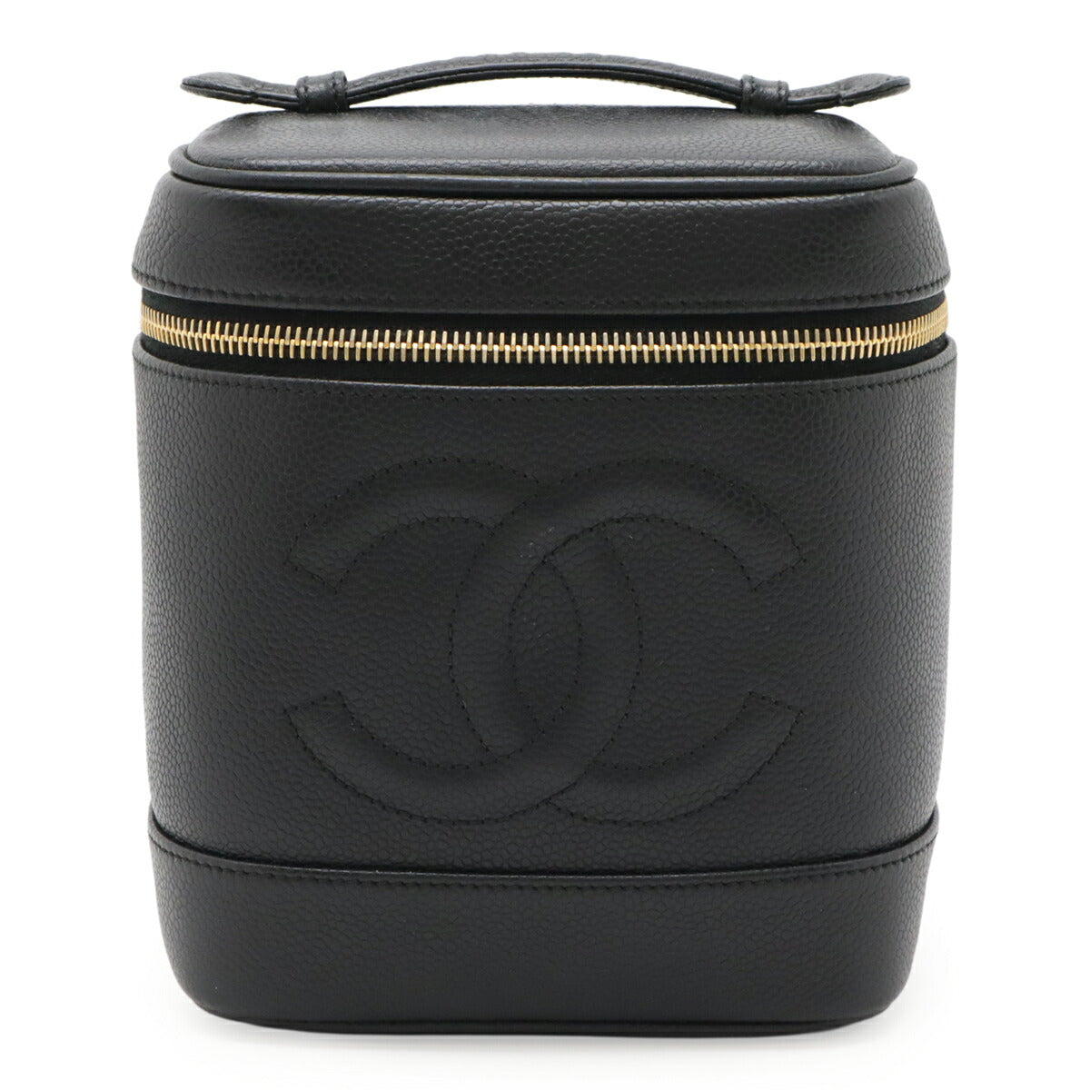 Chanel Coco Mark Caviar Skin Vanity Bag