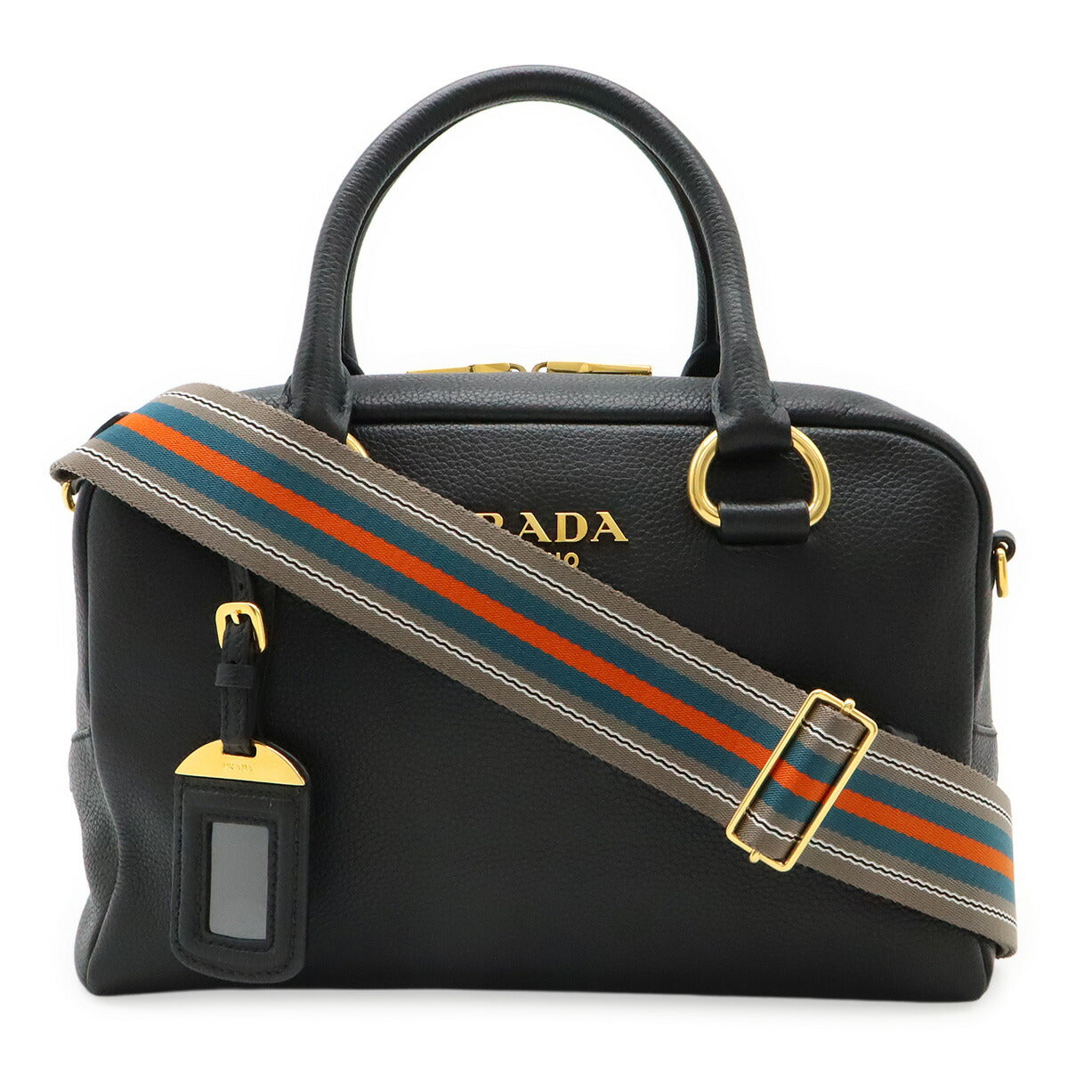 Prada 1BB108 Leather 2way Handbag