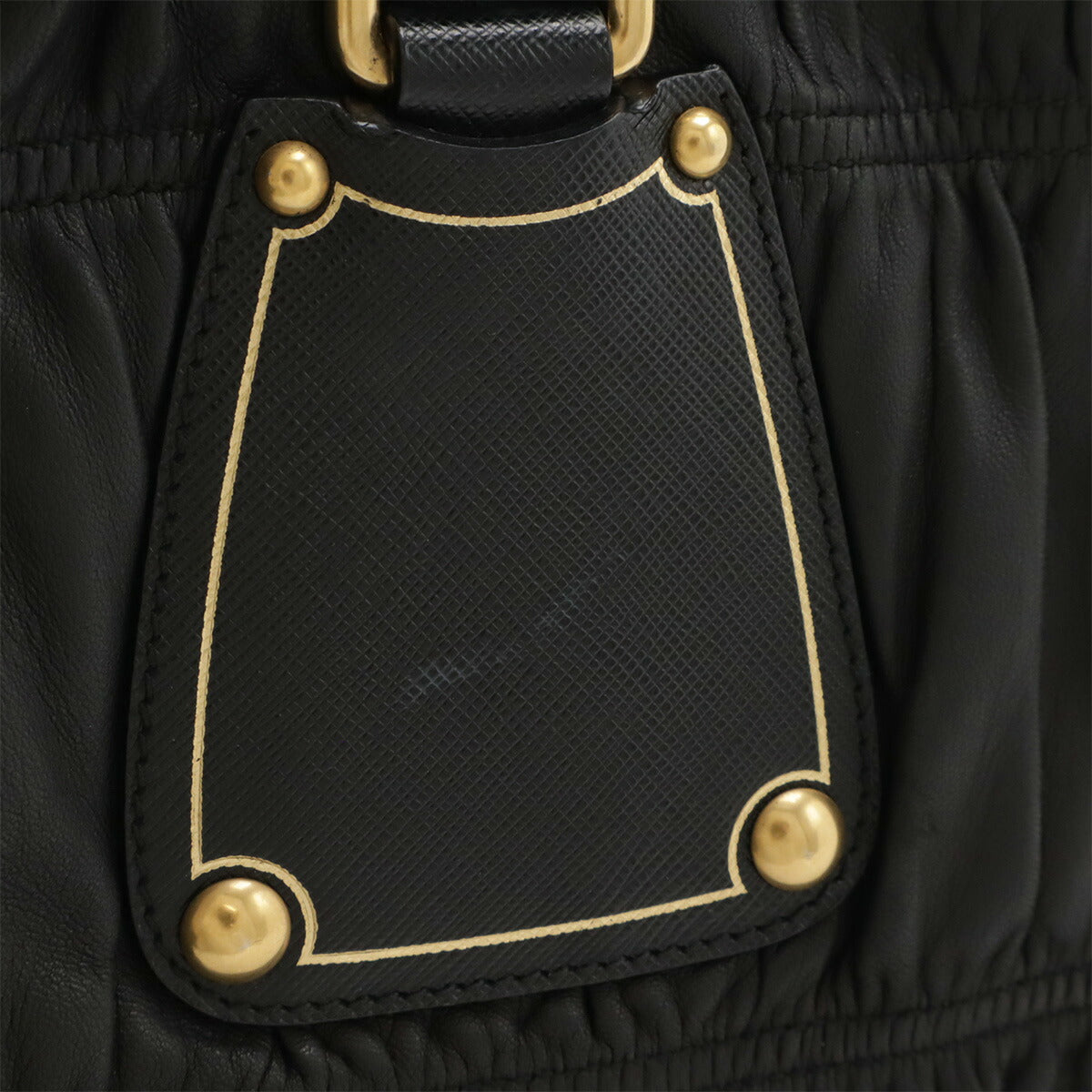 Prada Gather Leather Tote Bag