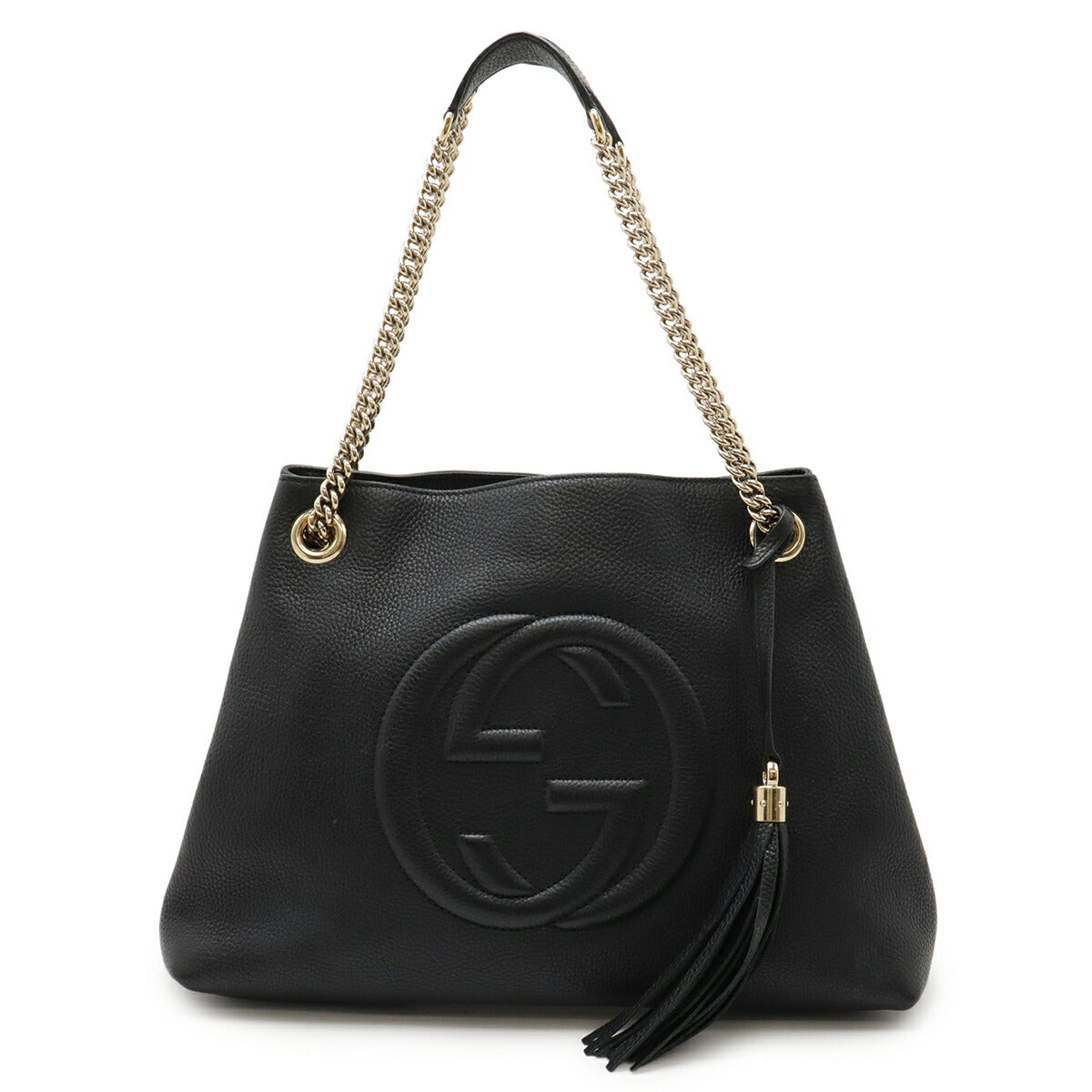 Gucci Soho Interlocking G Leather Tote Bag