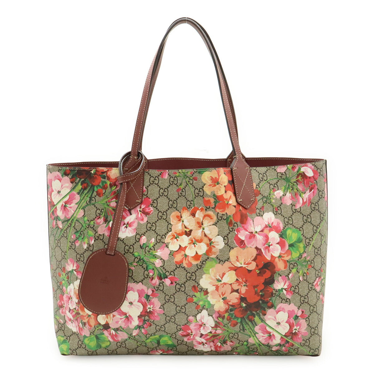 Gucci GG Blooms GG Supreme PVC Coated Leather 2way Bag