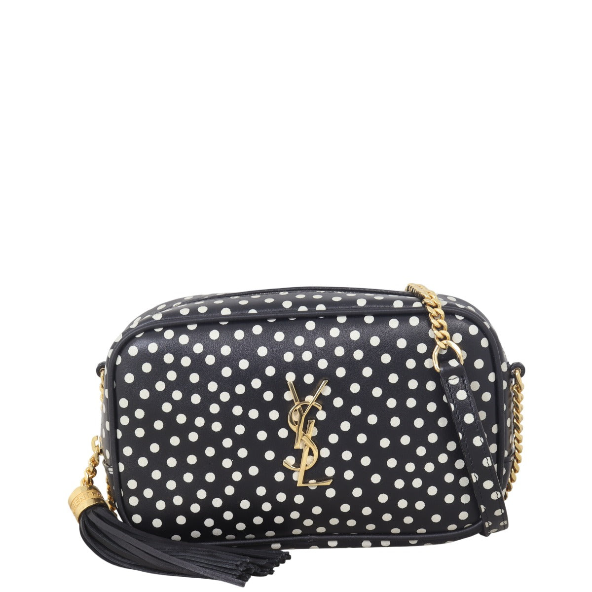 Saint Laurent Lou Mini Camera Bag Polka Dot