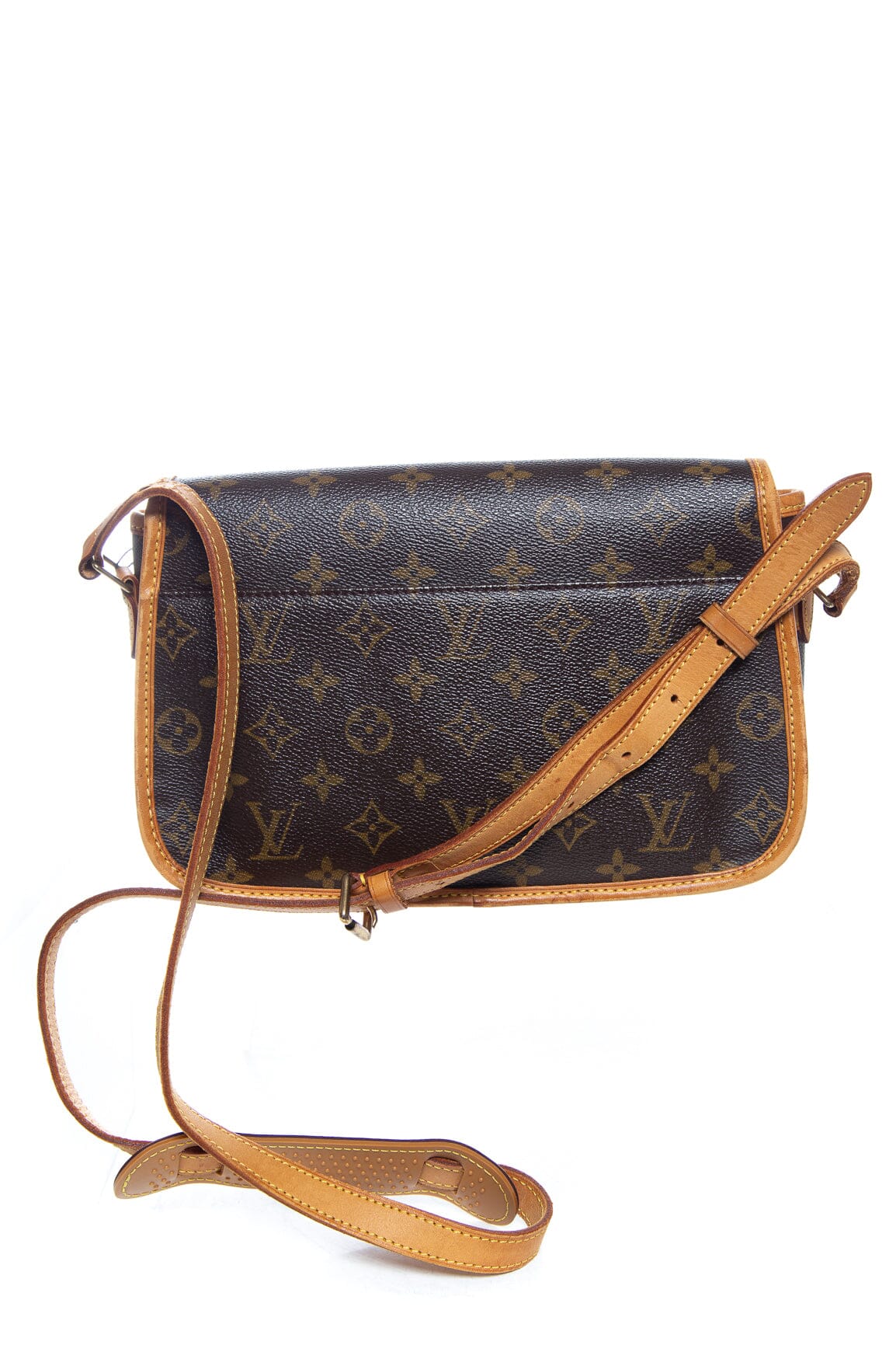 Louis Vuitton Brown Canvas Monogram Sologne Handbag