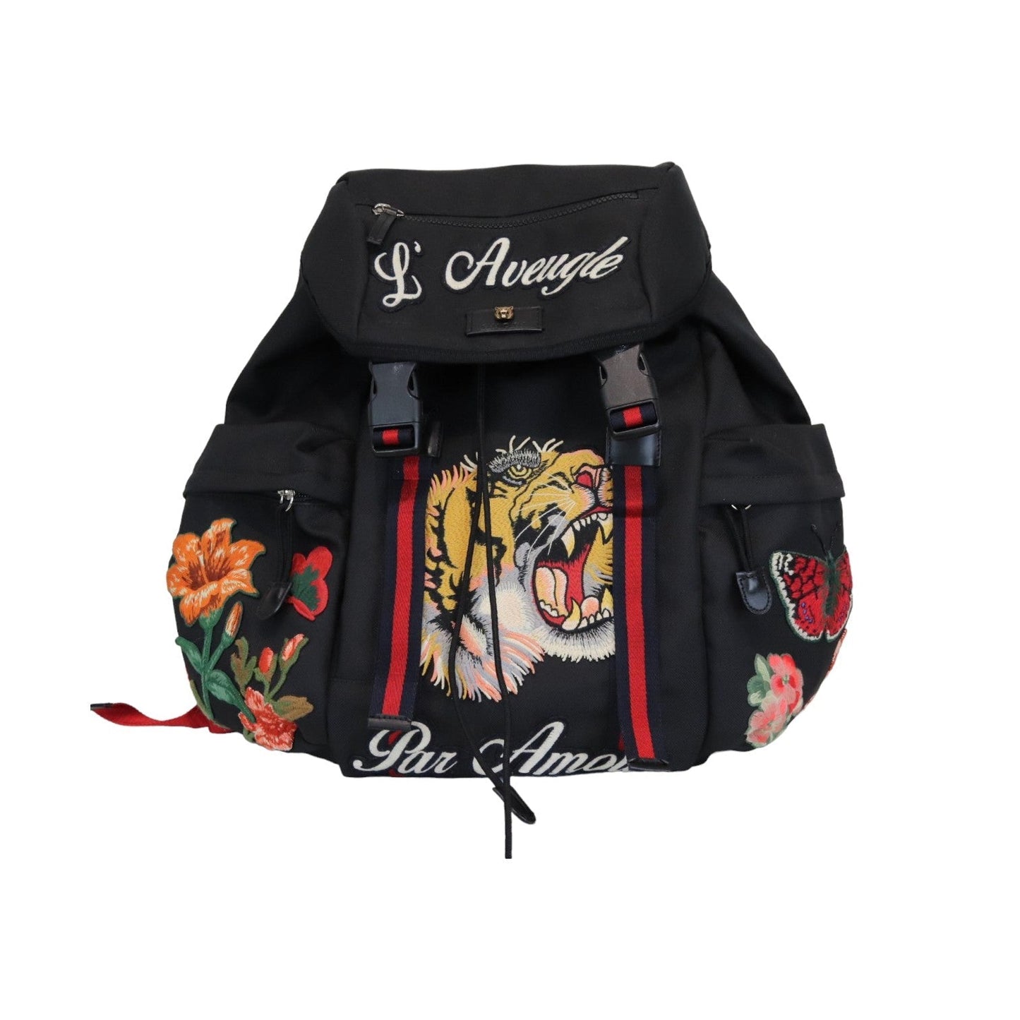 Gucci Nylon Canvas Shoulder Bag