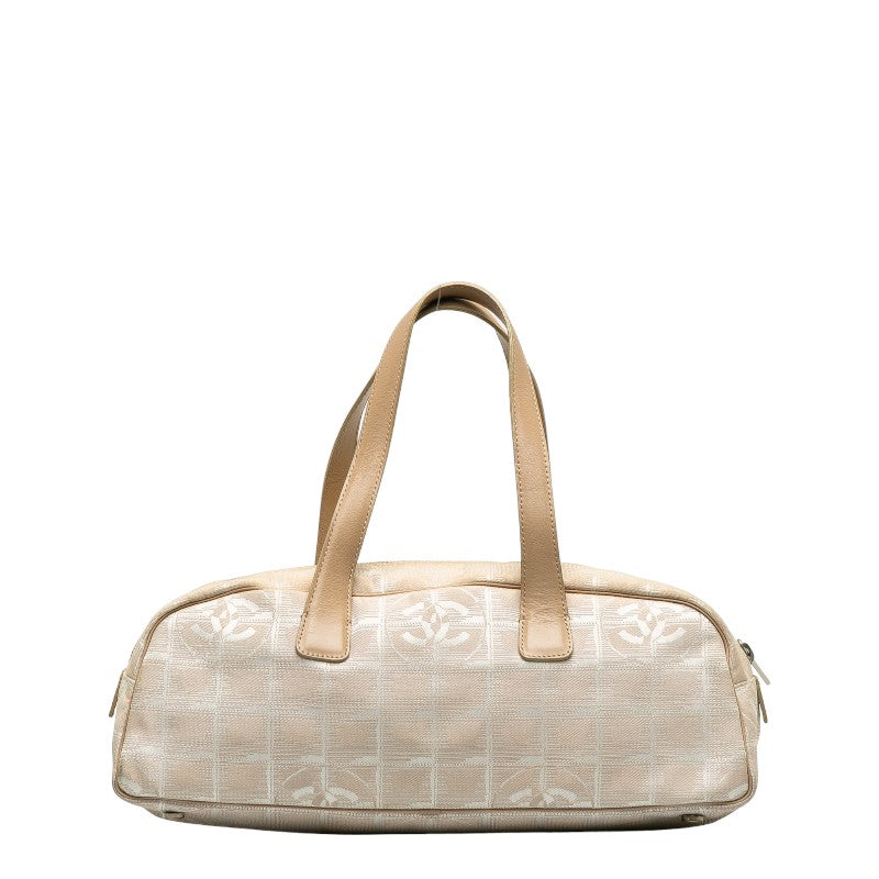 Chanel New Travel Line Canvas Leather Handbag Classic Flap