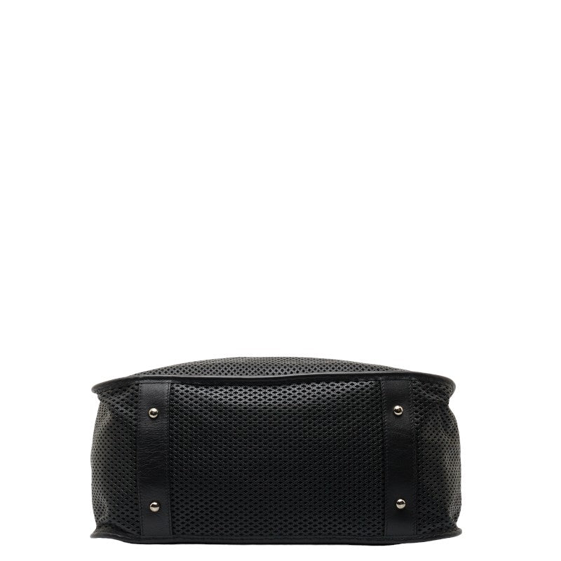 Chanel Coco Mark Punching Leather 2way Shoulder Bag Classic Flap