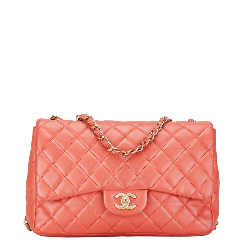 Chanel Matelasse Lambskin Shoulder Bag Classic Flap