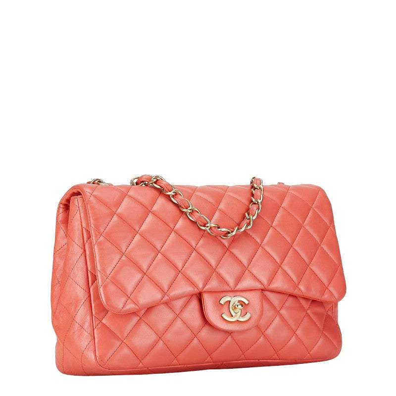 Chanel Matelasse Lambskin Shoulder Bag Classic Flap
