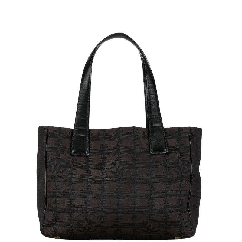 Chanel New Travel Line Nylon Leather Handbag Classic Flap