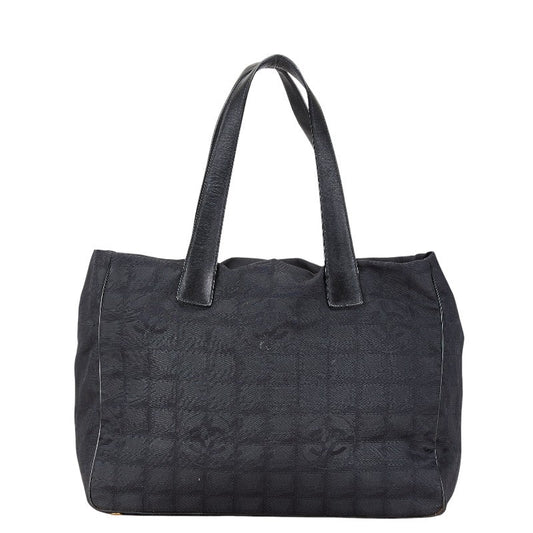 Chanel New Travel Line Nylon Leather Tote Bag Classic Flap