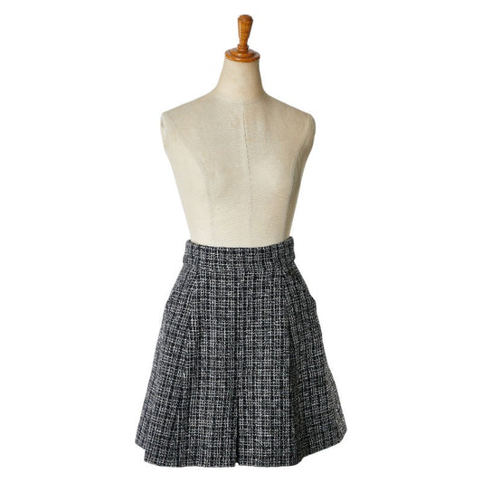 Chanel Tweed Coco Mark Cotton Blend Skirt Classic Flap Tote