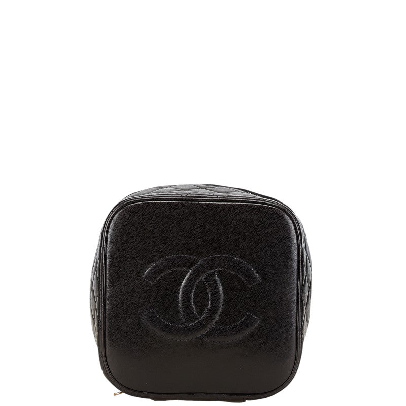 Chanel Coco Mark Matelassé Lambskin Vanity Bag Classic Flap