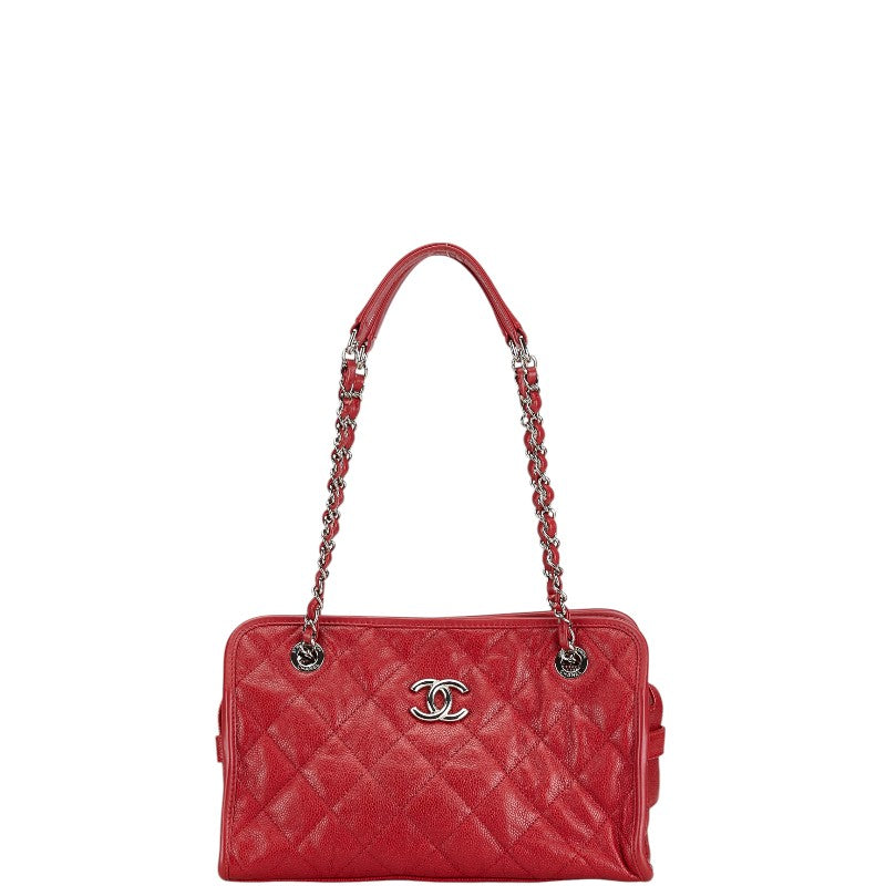 Chanel Coco Mark Matelasse Caviar 2way bag Classic Flap