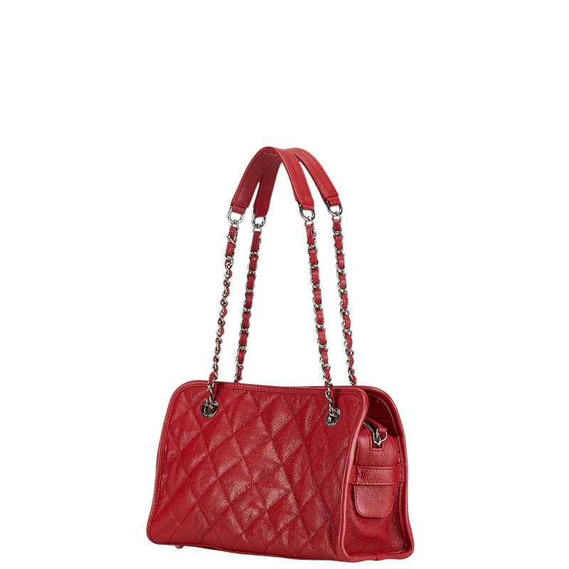 Chanel Coco Mark Matelasse Caviar 2way bag Classic Flap