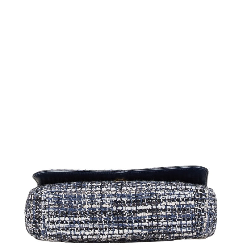 Chanel CC Filigree Python Embossed Shoulder Bag Classic Flap