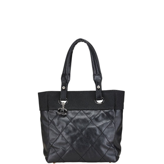 Chanel Biarritz Tote PVC Canvas Tote Bag Classic Flap