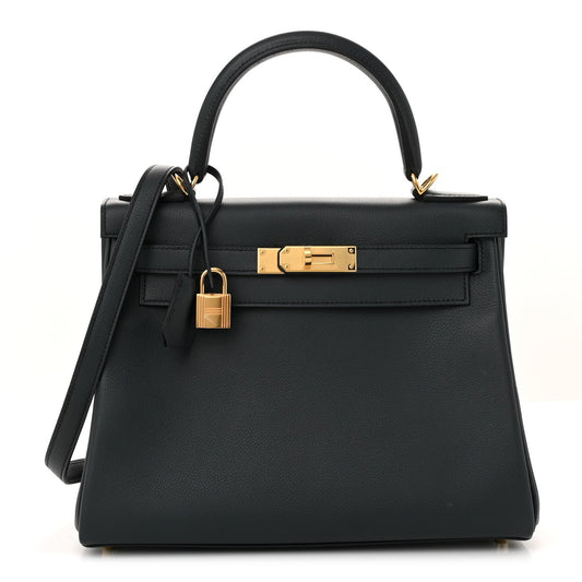 Hermes Evercolor Kelly Retourne 28  Vert Rousseau
