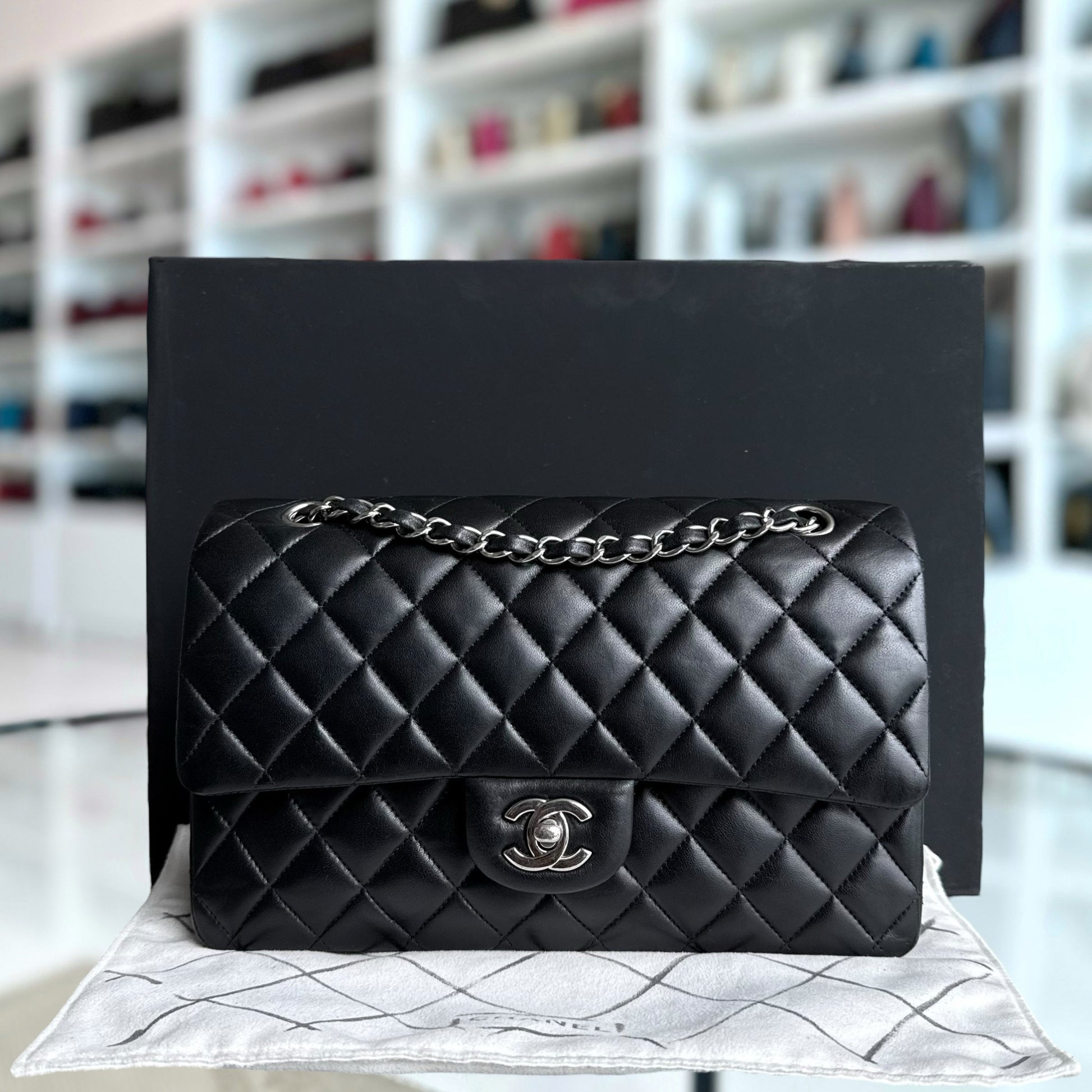 Chanel Classic Flap Medium Shoulder Bag - EworeBags