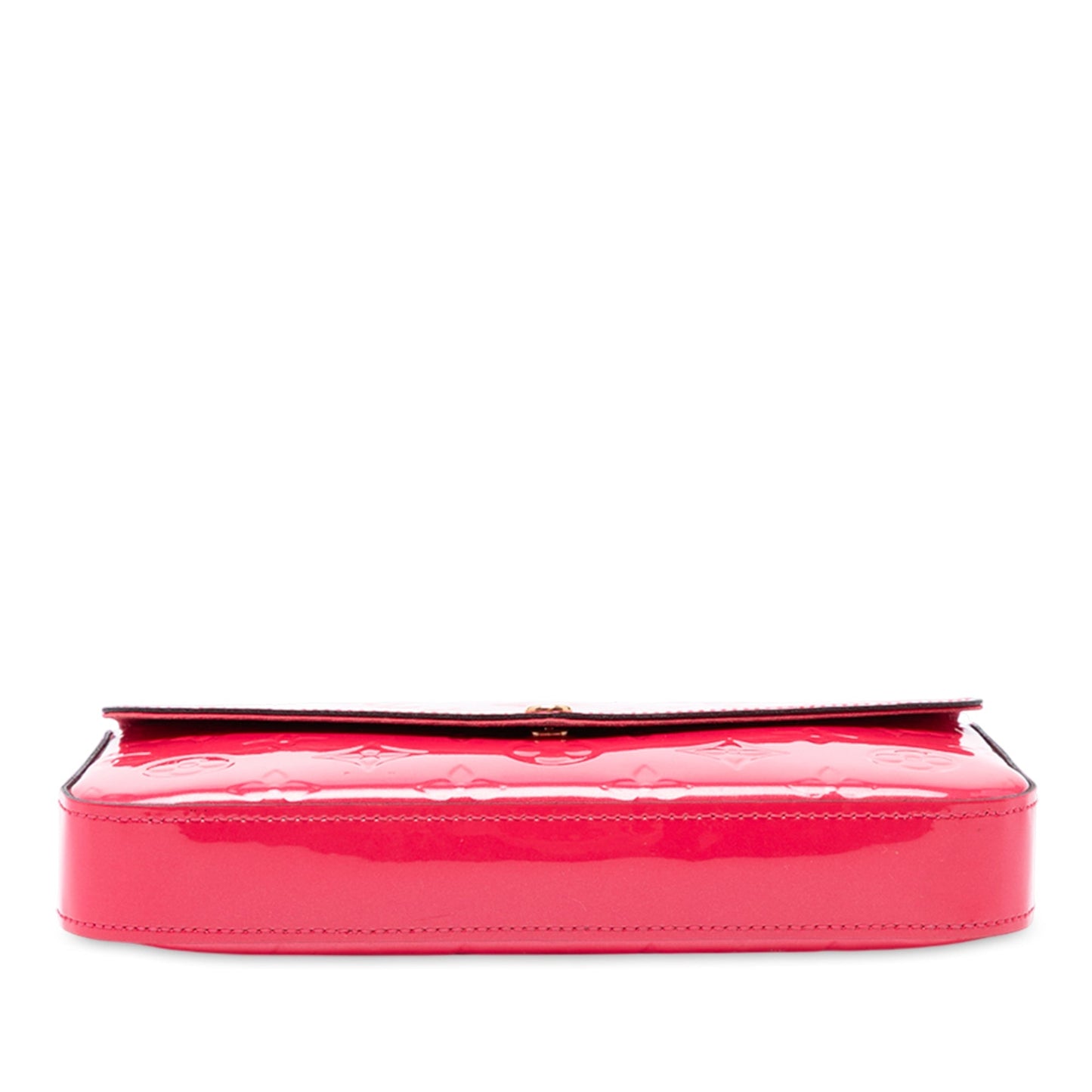 Pink Louis Vuitton Monogram Vernis Pochette Felicie Crossbody Bag
