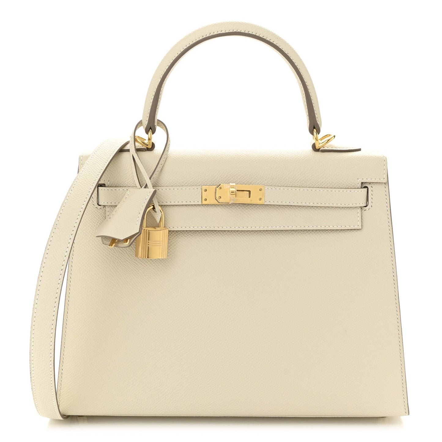 Hermes Epsom Kelly Sellier 25 Craie