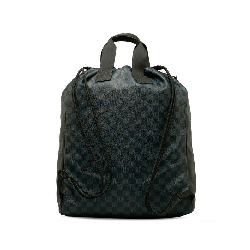 Louis Vuitton Cobalt Match Point Hybrid Rucksack N40013 Navi Black PVC Leather Men Louis Vuitton