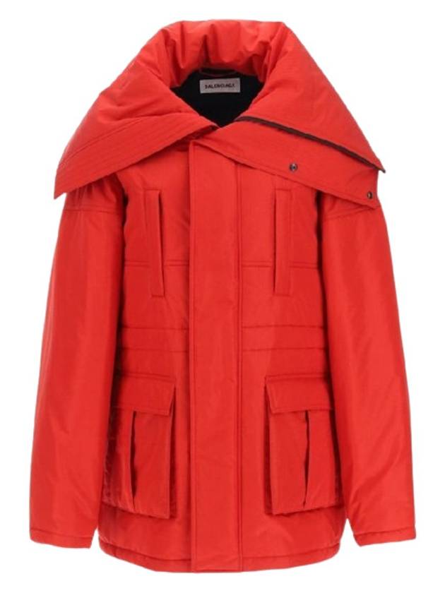 Luxury Balenciaga Trending 2026 CB Technical Parka Red
