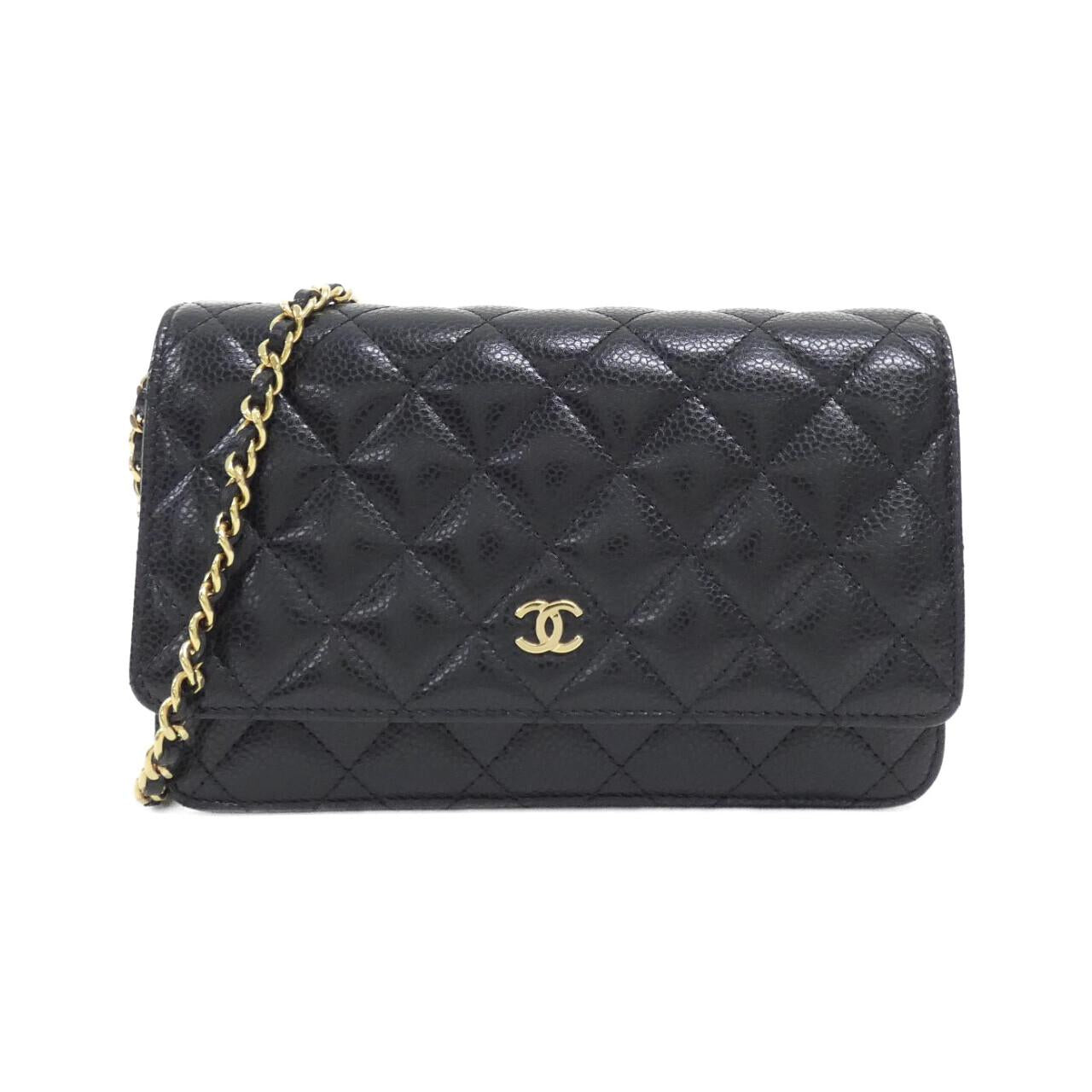 Chanel Timeless Classic Caviar Skin Wallet on Chain Crossbody