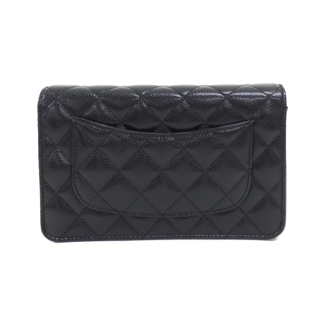 Chanel Timeless Classic Caviar Skin Wallet on Chain Crossbody