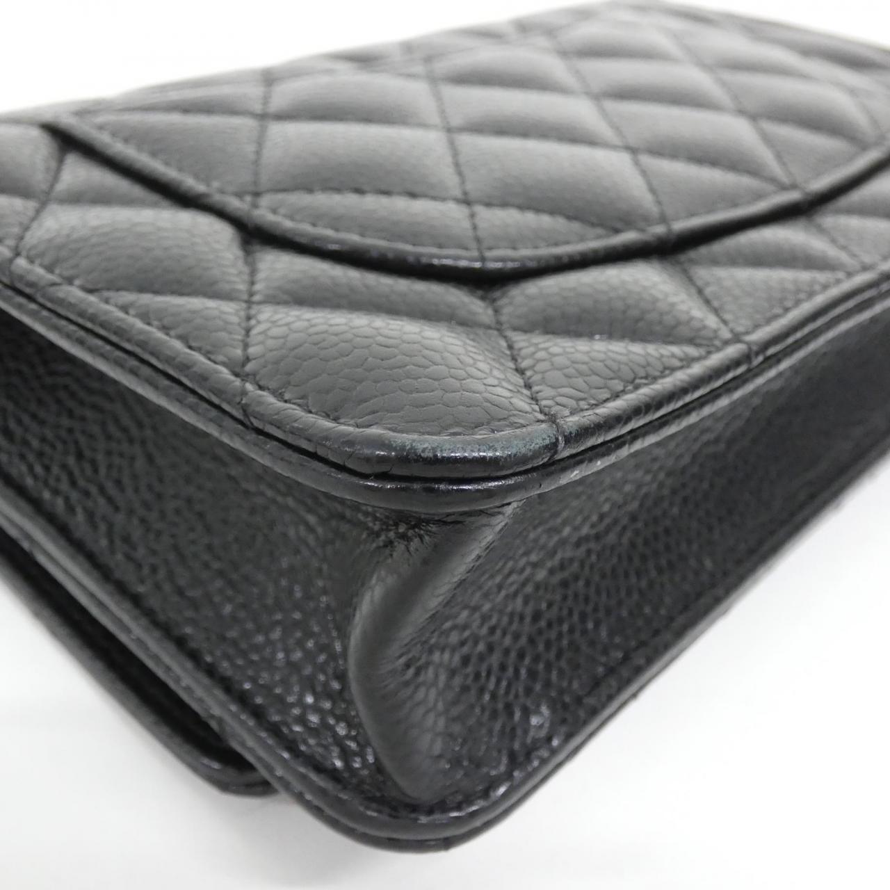 Chanel Timeless Classic Caviar Skin Wallet on Chain Crossbody