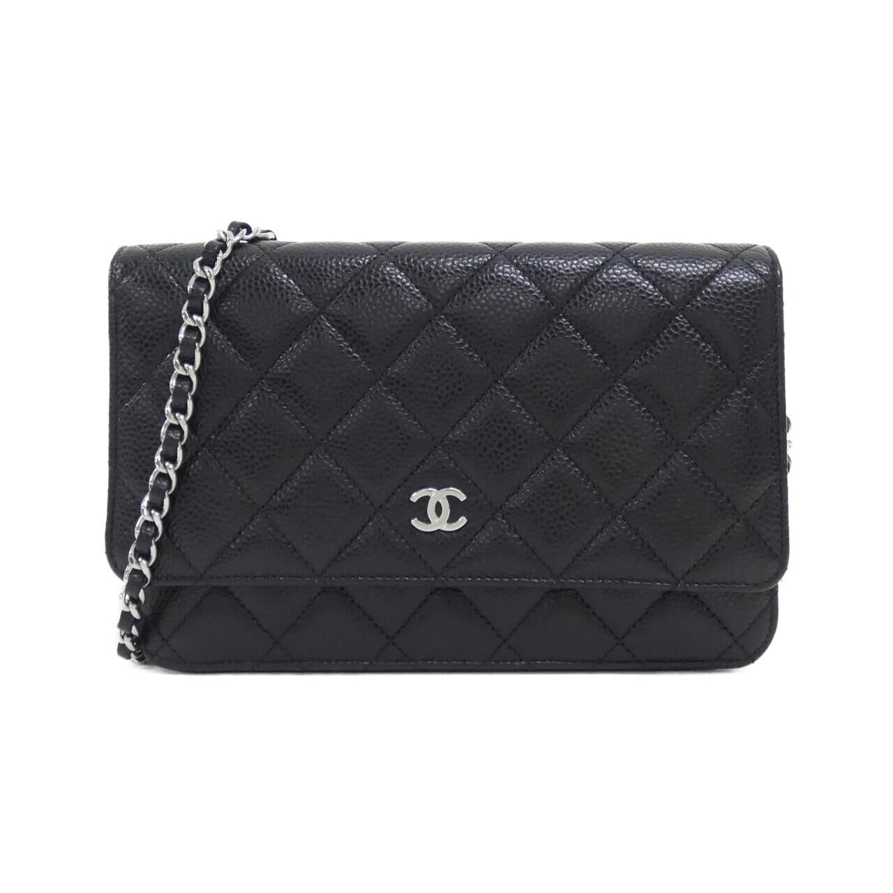 Chanel Timeless Classic Caviar Skin Wallet on Chain Crossbody