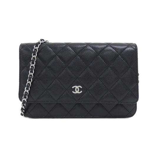 Chanel Timeless Classic Caviar Skin Wallet on Chain Crossbody