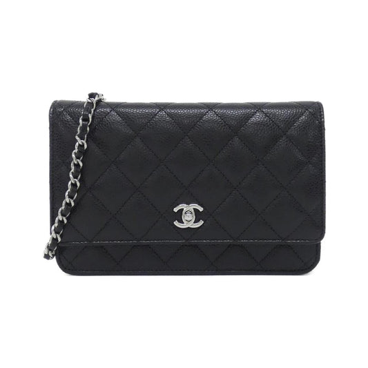 Chanel AP4241 Caviar Skin Wallet on Chain