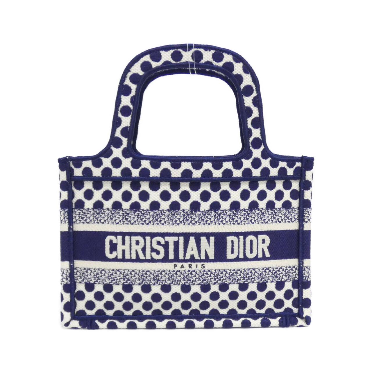 Christian Dior Book Tote Canvas Bag