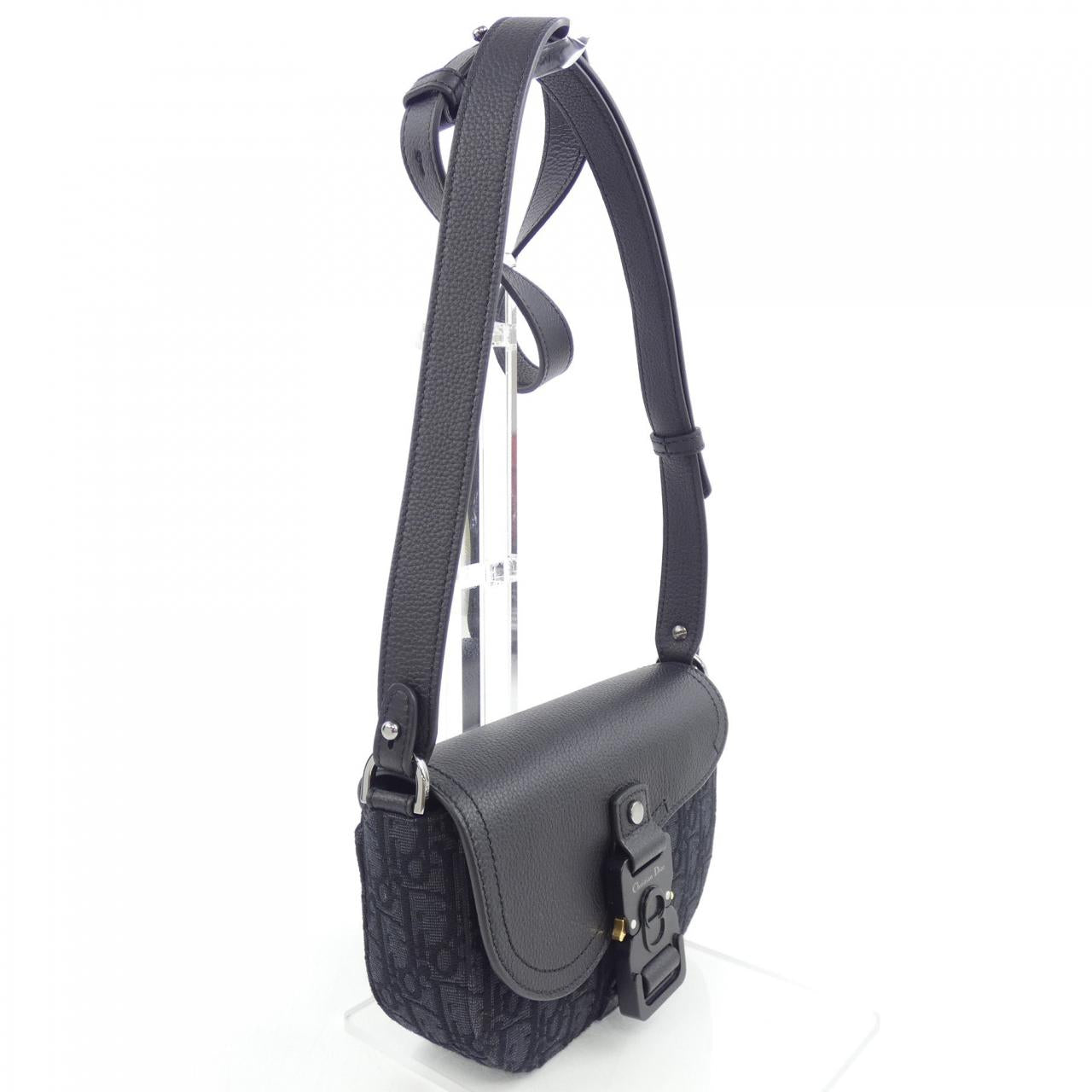 Dior Flap Messenger Bag Mini Oblique Jacquard Shoulder Bag