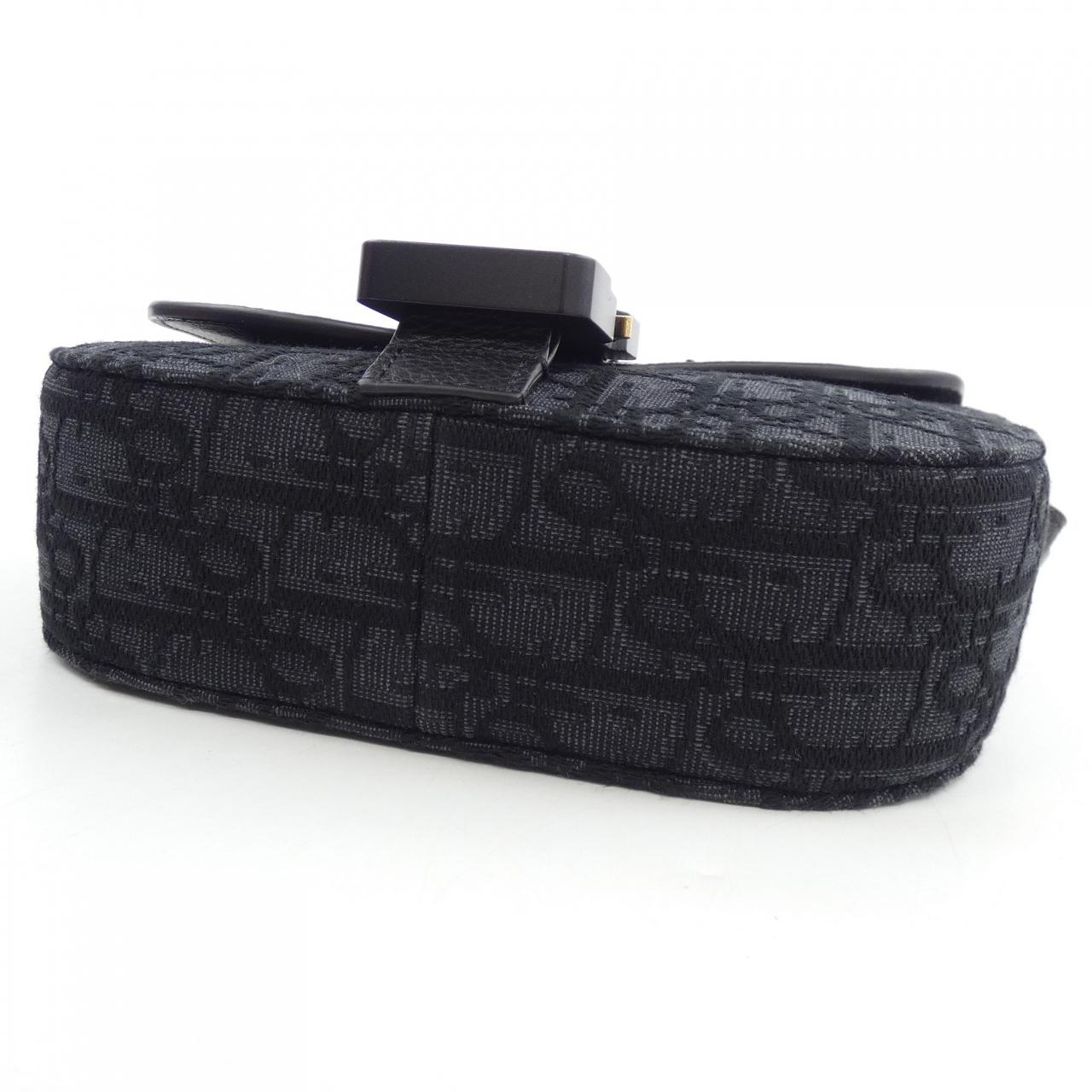 Dior Flap Messenger Bag Mini Oblique Jacquard Shoulder Bag