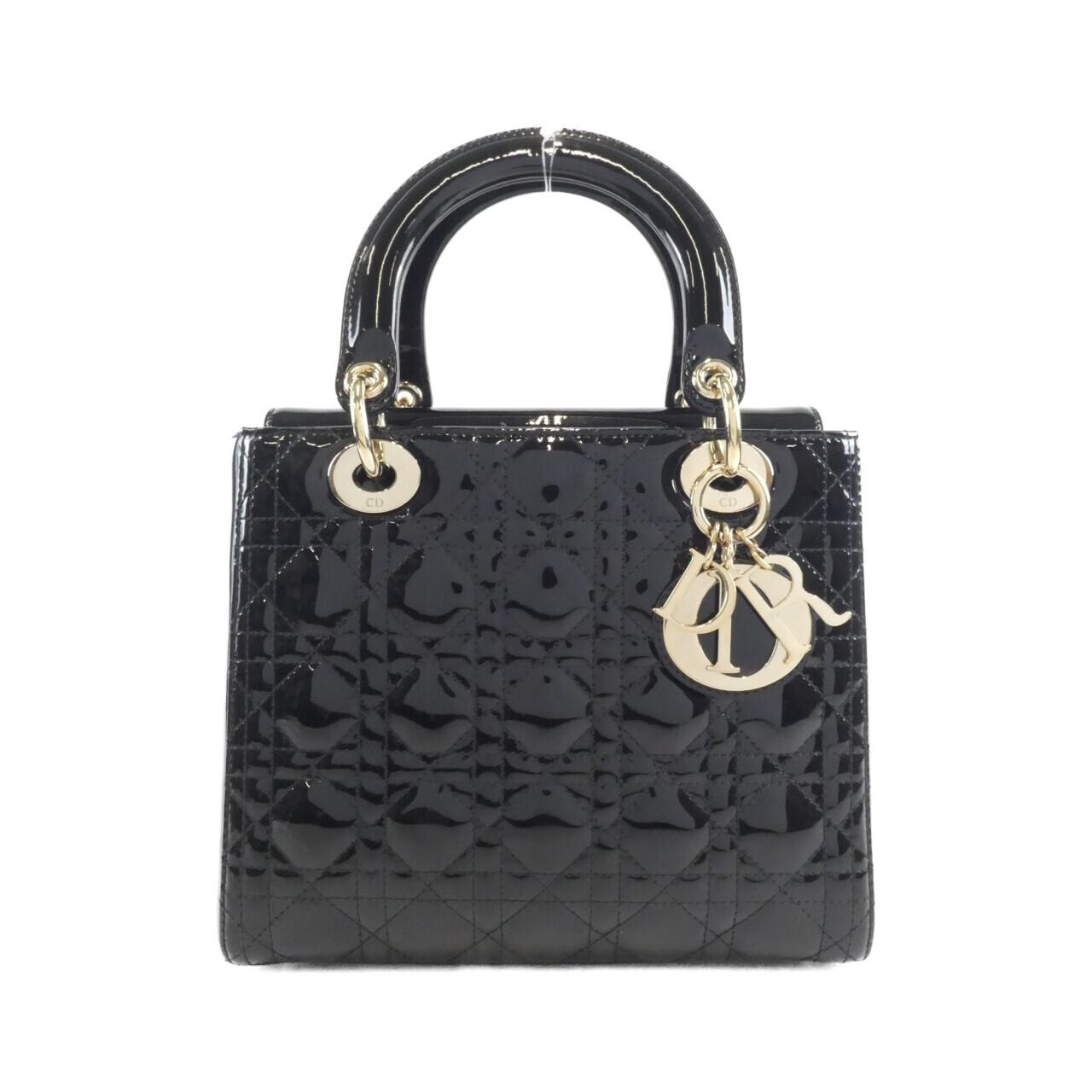 Christian Dior Lady Dior Enamel Bag