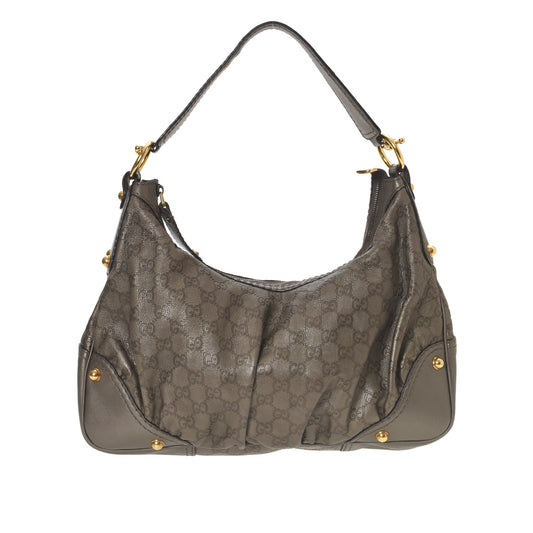 Gucci Guccissima Leather Shoulder Bag Style 4