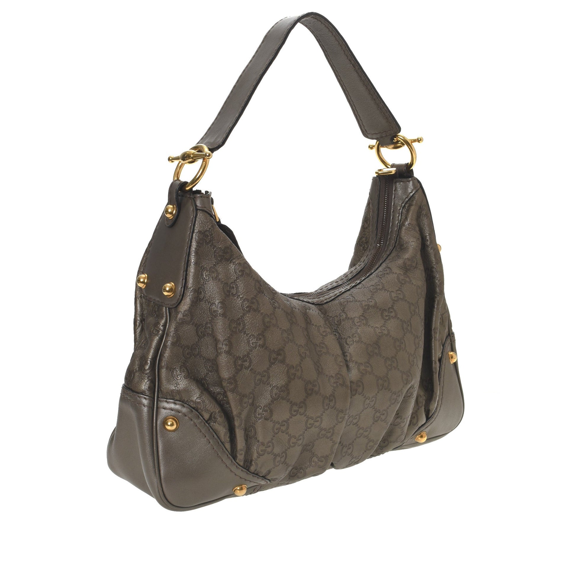 Gucci Guccissima Leather Shoulder Bag Style 4