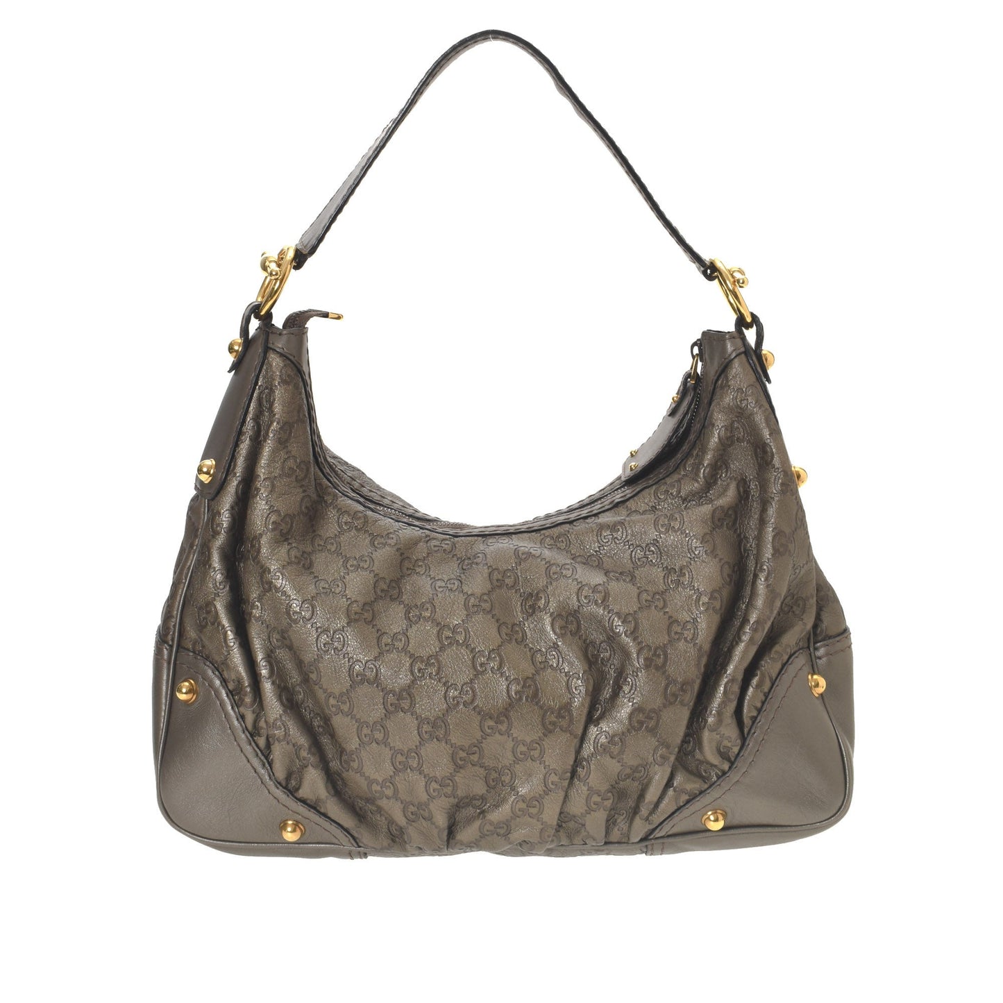 Gucci Guccissima Leather Shoulder Bag Style 4