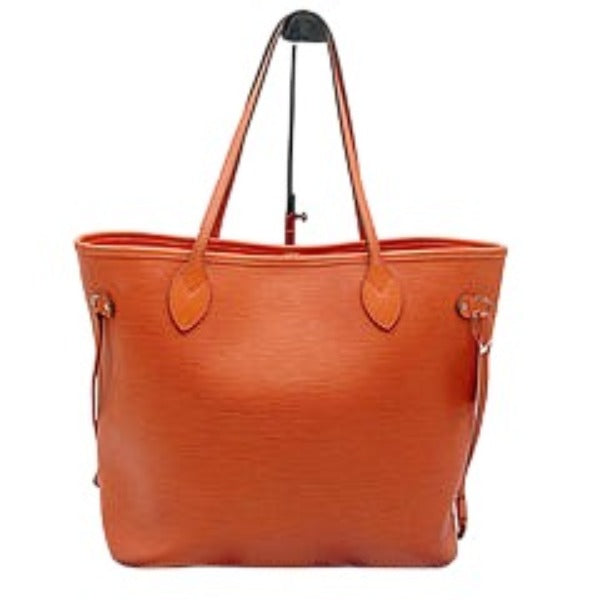 LOUIS VUITTON Tote Bag Epi Leather Orange Tote Bag Epi Neverfull MM Women