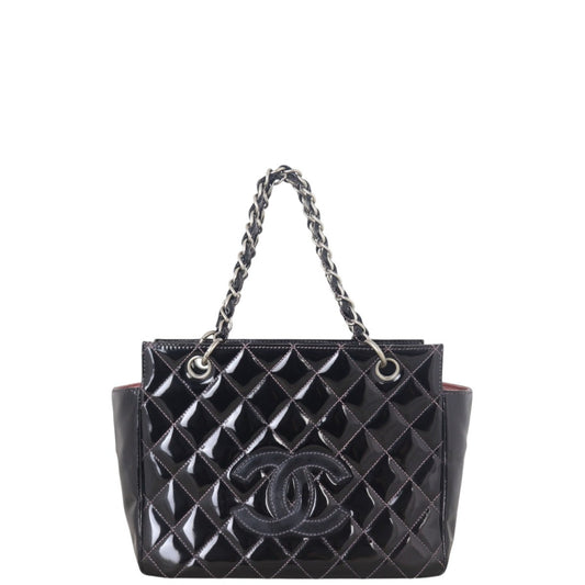 Chanel Petite Timeless Shopping Tote Patent