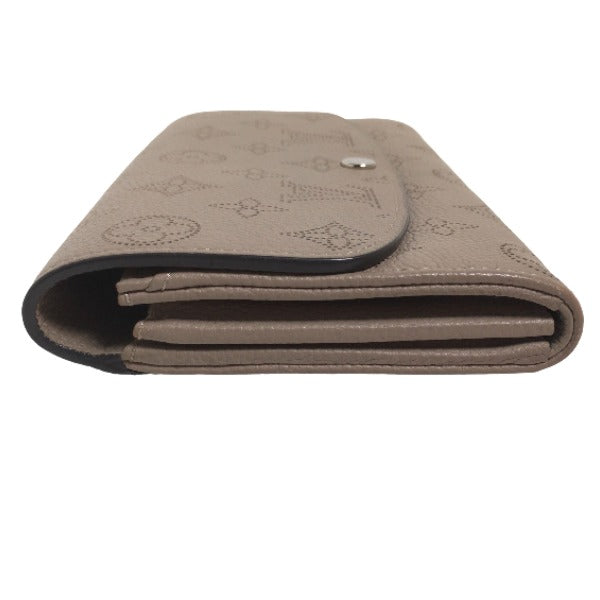 LOUIS VUITTON Long Wallet Purse M60144 Monogram Mahina beige Long Wallet Purse Monogram Portefeuille Iris Women