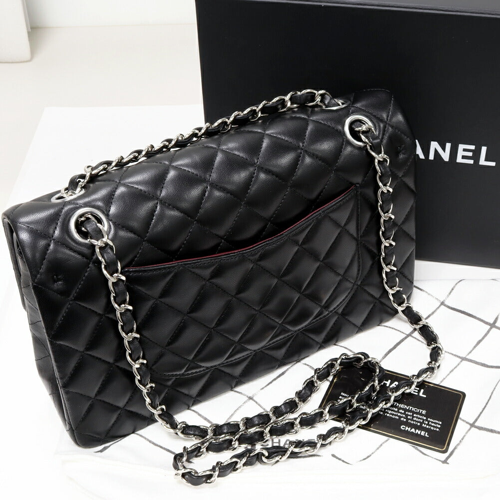 Chanel Lambskin Classic Handbag 2way Chain Shoulder Bag A01112