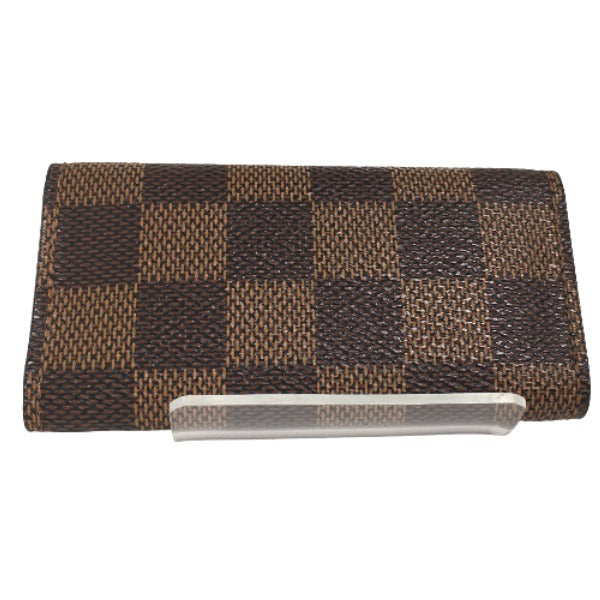 LOUIS VUITTON Key case Key holder  N62631 Damier canvas Brown Key case for 4 Key holder Damier Multicles4 unisex(Unisex)
