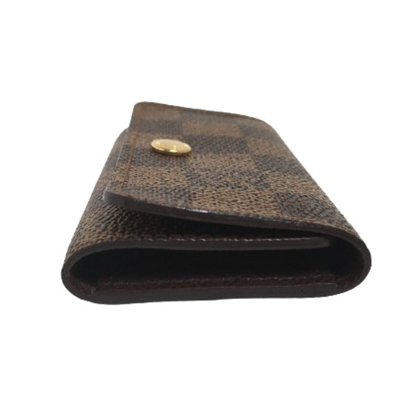 LOUIS VUITTON Key case Key holder  N62631 Damier canvas Brown Key case for 4 Key holder Damier Multicles4 unisex(Unisex)