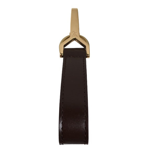 LOUIS VUITTON strap Damier canvas, leather Brown Damier pegas accessories