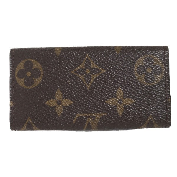 LOUIS VUITTON Key case Key holder Monogram canvas Brown for 4 Monogram Multicles4 unisex(Unisex)